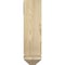 Ekena Millwork Merced Arts and Crafts Rough Sawn Bracket w/ Offset Brace, Douglas Fir, 6"W x 14"D x 22"H BKT0604X14X22MRC03RDF - alternate 2
